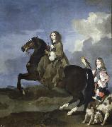Queen Christina of Sweden on Horseback, Bourdon, Sebastien